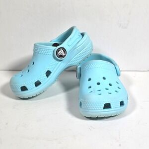 Crocs Kids Clogs Blue Size C6 Classic Slip On Casual Shoes‎